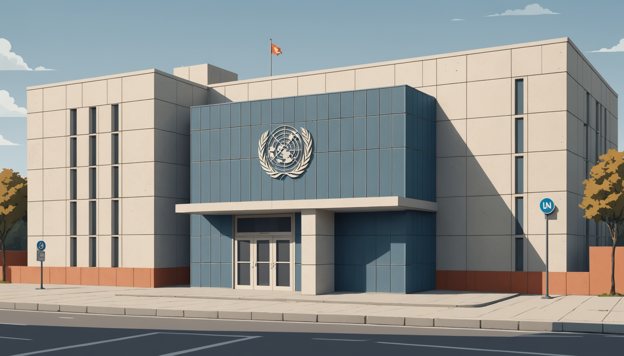 FN fördömer Israels militarisering av beslagtagen UNRWA-anläggning.