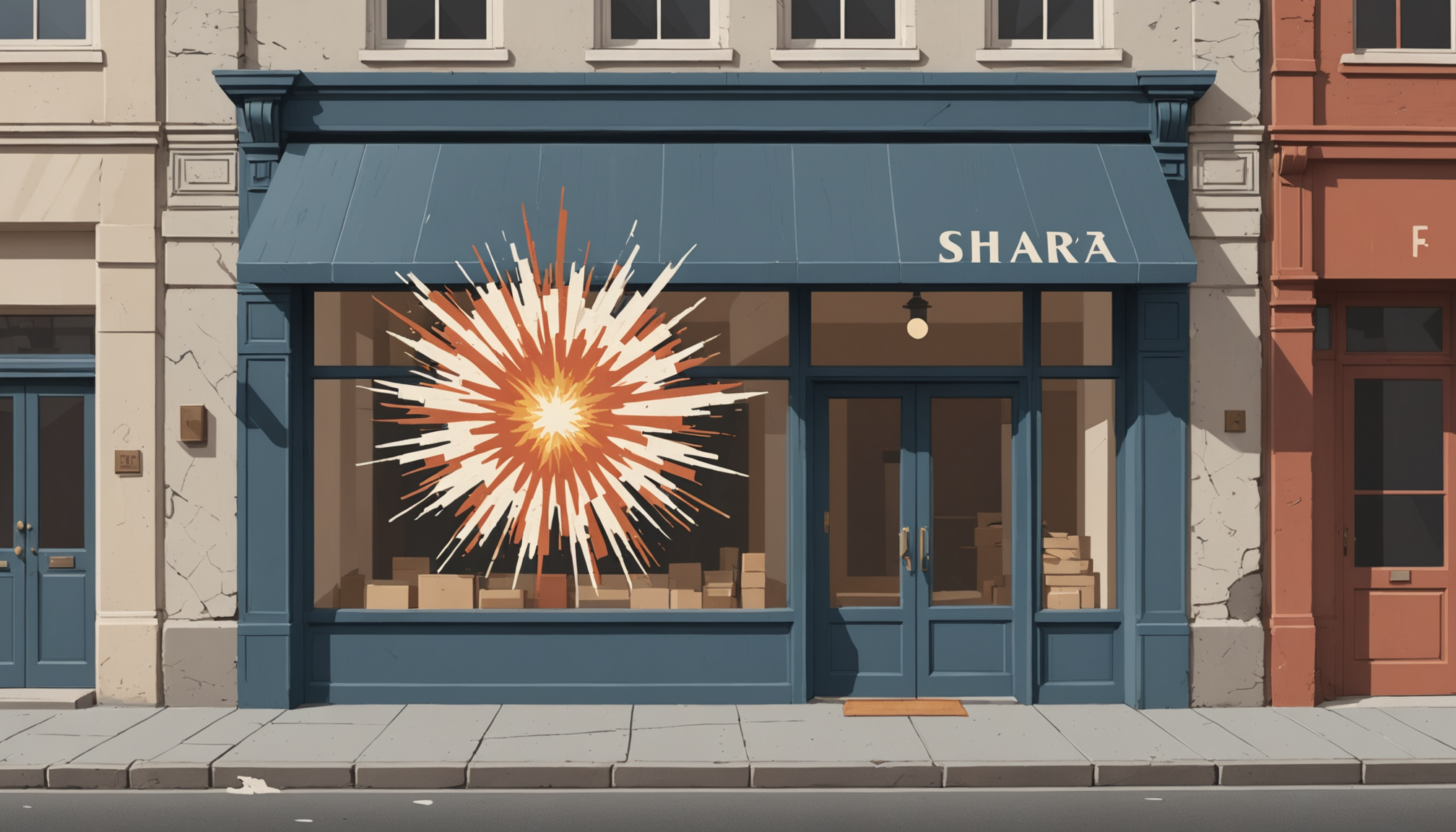 Explosion vid butik i centrala Malmö — bombskyddet kallat.